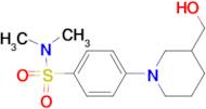 4-(3-(hydroxymethyl)piperidin-1-yl)-N,N-dimethylbenzenesulfonamide