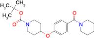 4-[4-(Piperidine-1-carbonyl)-phenoxy]-piperidine-1-carboxylic acid tert-butyl ester