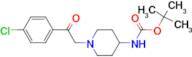 {1-[2-(4-Chloro-phenyl)-2-oxo-ethyl]-piperidin-4-yl}-carbamic acid tert-butyl ester