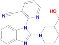 2-[2-(3-Hydroxymethyl-piperidin-1-yl)-benzoimidazol-1-yl]-nicotinonitrile
