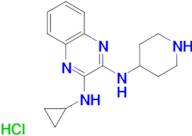 N-Cyclopropyl-N'-piperidin-4-yl-quinoxaline-2,3-diamine hydrochloride