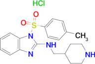Piperidin-4-ylmethyl-[1-(toluene-4-sulfonyl)-1H-benzoimidazol-2-yl]-amine hydrochloride