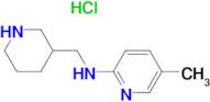 5-methyl-N-(piperidin-3-ylmethyl)pyridin-2-amine hydrochloride