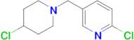 2-chloro-5-((4-chloropiperidin-1-yl)methyl)pyridine