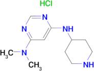 N4,N4-dimethyl-N6-(piperidin-4-yl)pyrimidine-4,6-diamine hydrochloride