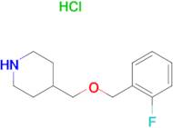 4-(2-Fluoro-benzyloxymethyl)-piperidine hydrochloride