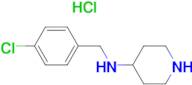 (4-Chloro-benzyl)-piperidin-4-yl-amine hydrochloride