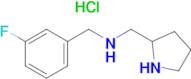 (3-Fluoro-benzyl)-pyrrolidin-2-ylmethyl-amine hydrochloride