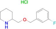 2-(3-Fluoro-benzyloxymethyl)-piperidine hydrochloride