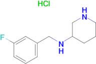 (3-Fluoro-benzyl)-piperidin-3-yl-amine hydrochloride