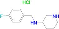 (4-Fluoro-benzyl)-piperidin-3-yl-amine hydrochloride