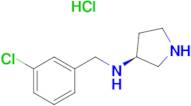 (3-Chloro-benzyl)-(S)-pyrrolidin-3-yl-amine hydrochloride