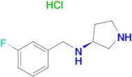 (3-Fluoro-benzyl)-(S)-pyrrolidin-3-yl-amine hydrochloride