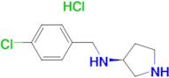 (4-Chloro-benzyl)-(S)-pyrrolidin-3-yl-amine hydrochloride