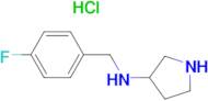 (4-Fluoro-benzyl)-pyrrolidin-3-yl-amine hydrochloride