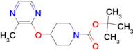 4-(3-Methyl-pyrazin-2-yloxy)-piperidine-1-carboxylic acid tert-butyl ester
