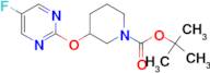 3-(5-Fluoro-pyrimidin-2-yloxy)-piperidine-1-carboxylic acid tert-butyl ester