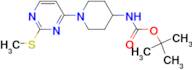 [1-(2-Methylsulfanyl-pyrimidin-4-yl)-piperidin-4-yl]-carbamic acid tert-butyl ester