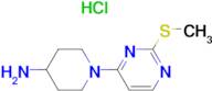 1-(2-Methylsulfanyl-pyrimidin-4-yl)-piperidin-4-ylaminehydrochloride