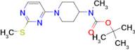 Methyl-[1-(2-methylsulfanyl-pyrimidin-4-yl)-piperidin-4-yl]-carbamic acid tert-butyl ester