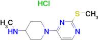 Methyl-[1-(2-methylsulfanyl-pyrimidin-4-yl)-piperidin-4-yl]-amine hydrochloride