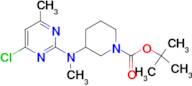 3-[(4-Chloro-6-methyl-pyrimidin-2-yl)-methyl-amino]-piperidine-1-carboxylic acid tert-butyl ester