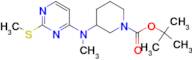3-[Methyl-(2-methylsulfanyl-pyrimidin-4-yl)-amino]-piperidine-1-carboxylic acid tert-butyl ester