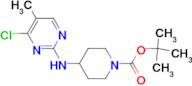4-(4-Chloro-5-methyl-pyrimidin-2-ylamino)-piperidine-1-carboxylic acid tert-butyl ester