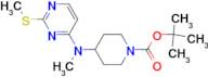 4-[Methyl-(2-methylsulfanyl-pyrimidin-4-yl)-amino]-piperidine-1-carboxylic acid tert-butyl ester