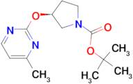 (S)-3-(4-Methyl-pyrimidin-2-yloxy)-pyrrolidine-1-carboxylic acid tert-butyl ester