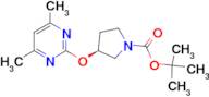 (S)-3-(4,6-Dimethyl-pyrimidin-2-yloxy)-pyrrolidine-1-carboxylic acid tert-butyl ester