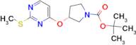 (R)-3-(2-Methylsulfanyl-pyrimidin-4-yloxy)-pyrrolidine-1-carboxylic acid tert-butyl ester
