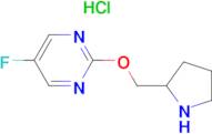 5-Fluoro-2-(pyrrolidin-2-ylmethoxy)-pyrimidine hydrochloride