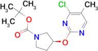 (S)-3-(4-Chloro-5-methyl-pyrimidin-2-yloxy)-pyrrolidine-1-carboxylic acid tert-butyl ester