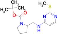 2-[(2-Methylsulfanyl-pyrimidin-4-ylamino)-methyl]-pyrrolidine-1-carboxylic acid tert-butyl ester