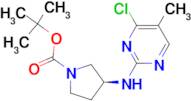 (S)-3-(4-Chloro-5-methyl-pyrimidin-2-ylamino)-pyrrolidine-1-carboxylic acid tert-butyl ester