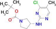 (R)-3-(4-Chloro-5-methyl-pyrimidin-2-ylamino)-pyrrolidine-1-carboxylic acid tert-butyl ester