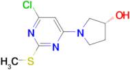 (R)-1-(6-Chloro-2-methylsulfanyl-pyrimidin-4-yl)-pyrrolidin-3-ol