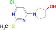 (S)-1-(6-Chloro-2-methylsulfanyl-pyrimidin-4-yl)-pyrrolidin-3-ol