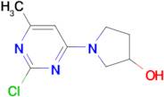 1-(2-Chloro-6-methyl-pyrimidin-4-yl)-pyrrolidin-3-ol