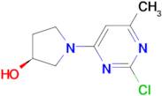 (S)-1-(2-Chloro-6-methyl-pyrimidin-4-yl)-pyrrolidin-3-ol