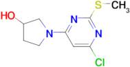 1-(6-Chloro-2-methylsulfanyl-pyrimidin-4-yl)-pyrrolidin-3-ol