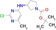 (S)-3-(2-Chloro-6-methyl-pyrimidin-4-ylamino)-pyrrolidine-1-carboxylic acid tert-butyl ester