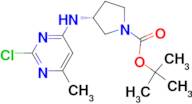 (R)-3-(2-Chloro-6-methyl-pyrimidin-4-ylamino)-pyrrolidine-1-carboxylic acid tert-butyl ester