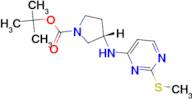 (S)-3-(2-Methylsulfanyl-pyrimidin-4-ylamino)-pyrrolidine-1-carboxylic acid tert-butyl ester