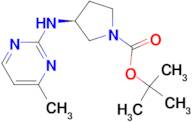 (S)-3-(4-Methyl-pyrimidin-2-ylamino)-pyrrolidine-1-carboxylic acid tert-butyl ester