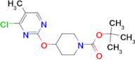 4-(4-Chloro-5-methyl-pyrimidin-2-yloxy)-piperidine-1-carboxylic acid tert-butyl ester