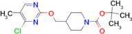 4-(4-Chloro-5-methyl-pyrimidin-2-yloxymethyl)-piperidine-1-carboxylic acid tert-butyl ester