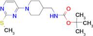 [1-(2-Methylsulfanyl-pyrimidin-4-yl)-piperidin-4-ylmethyl]-carbamic acid tert-butyl ester