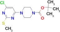 4-(6-Chloro-2-methylsulfanyl-pyrimidin-4-yl)-piperazine-1-carboxylic acid tert-butyl ester